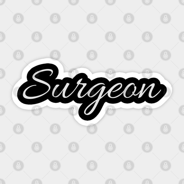 Surgeon Sticker by Spaceboyishere